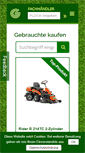 Mobile Screenshot of gebrauchte.gartentechnik.com