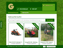 Tablet Screenshot of gebrauchte.gartentechnik.com